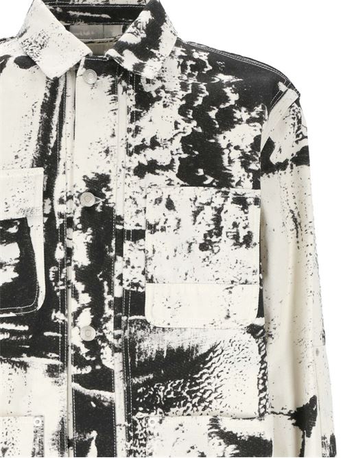 Men's abstract print jacket Alexander McQueen | 781842QYAAY9080